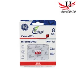 تصویر کارت حافظه microSDHC ویکومن مدل Extra 433X کلاس 10 