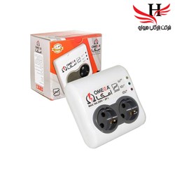 نمایش جزئیات برای محافظ برق دو خانه امگا مدل P2100 تصویر محافظ برق دو خانه امگا مدل P2100