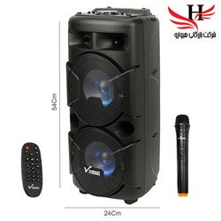 نمایش جزئیات برای اسپیکر چمدانی پارتی باکس وانکمس VANMAX-MAX250 تصویر اسپیکر چمدانی پارتی باکس وانکمس VANMAX-MAX250