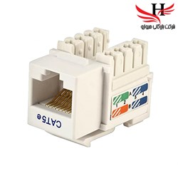 نمایش جزئیات برای کیستون شبکه CAT5 جنس خوب تصویر کیستون شبکه CAT5 جنس خوب