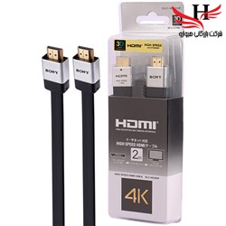 نمایش جزئیات برای کابل تصویر 4K HDMI SONY 2M تصویر کابل تصویر 4K HDMI SONY 2M