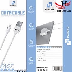 نمایش جزئیات برای کابل شارژ تایپ سی مازارس MAZARES-C7-TC تصویر کابل شارژ تایپ سی مازارس MAZARES-C7-TC