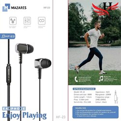 نمایش جزئیات برای هندزفري سيم دار مازارس MAZARES-HF-23 تصویر هندزفري سيم دار مازارس MAZARES-HF-23