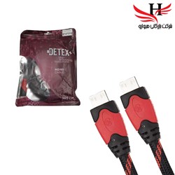 نمایش جزئیات برای کابل تصویر  HDMI DETEX 5M تصویر کابل تصویر  HDMI DETEX 5M
