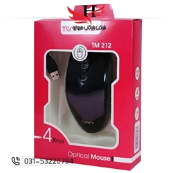 نمایش جزئیات برای ماوس سيم دار تسکو مدل TSCO-TM212 تصویر ماوس سيم دار تسکو مدل TSCO-TM212