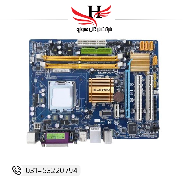 تصویر مادربرد استوک گیگابایت GIGABYTE-G31M-DDR2