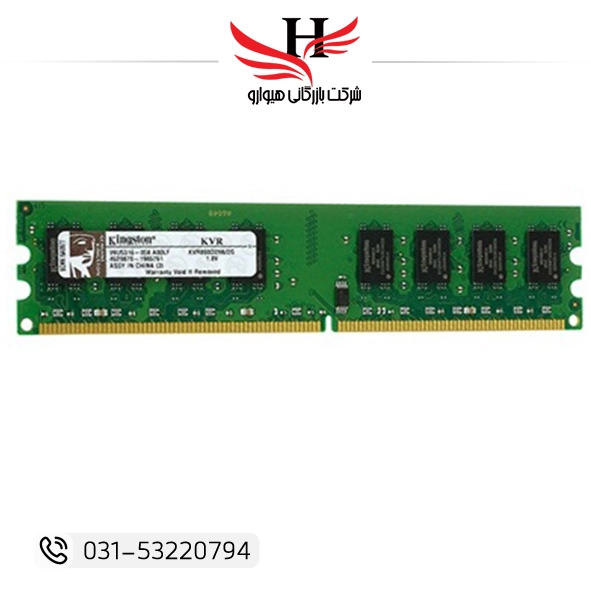 تصویر رم کامپيوتر استوک  KINGSTON KVR667D2-512M DDR2