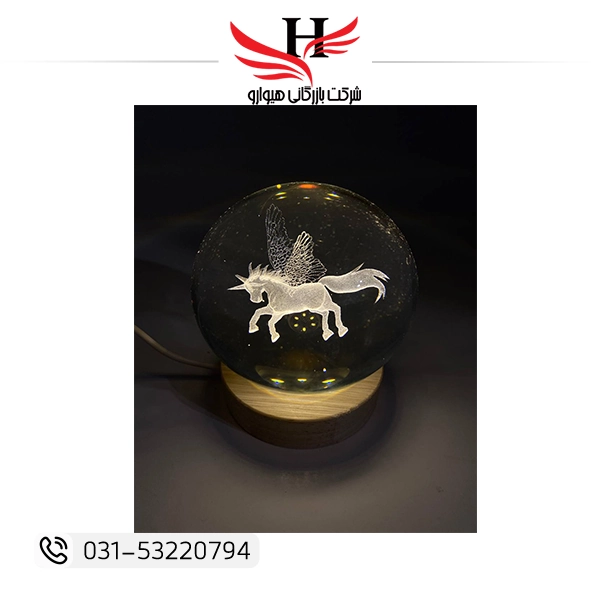 تصویر چراغ خواب طرح گرد P-35