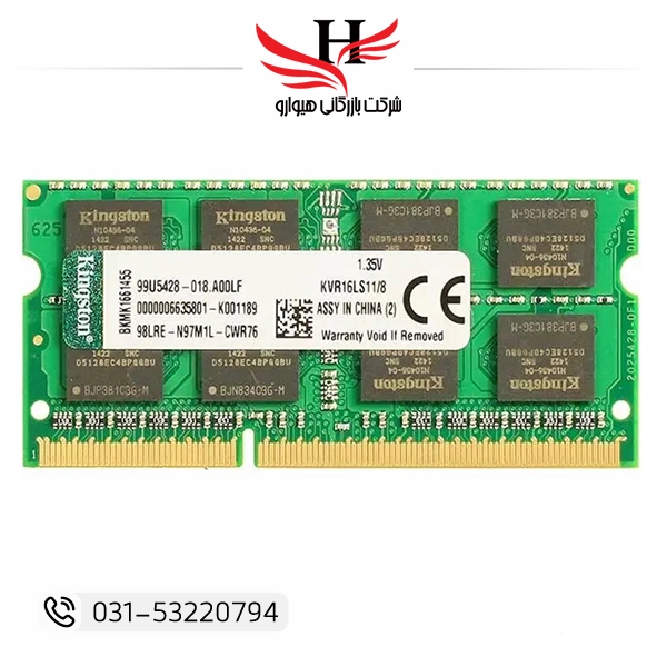تصویر رم لپ تاپ استوک KINGSTON-KVR1333 OR 16LS/8GB/D3  