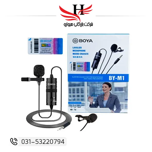 تصویر ميکروفون يقه اي BOYA-M1 اصلی 