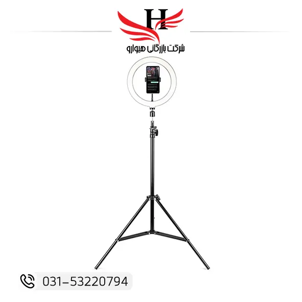 رینگ لایت HAVIT ST7012 PRO برای تولید محتوا و نورپردازی عکاسی و فیلمبرداری