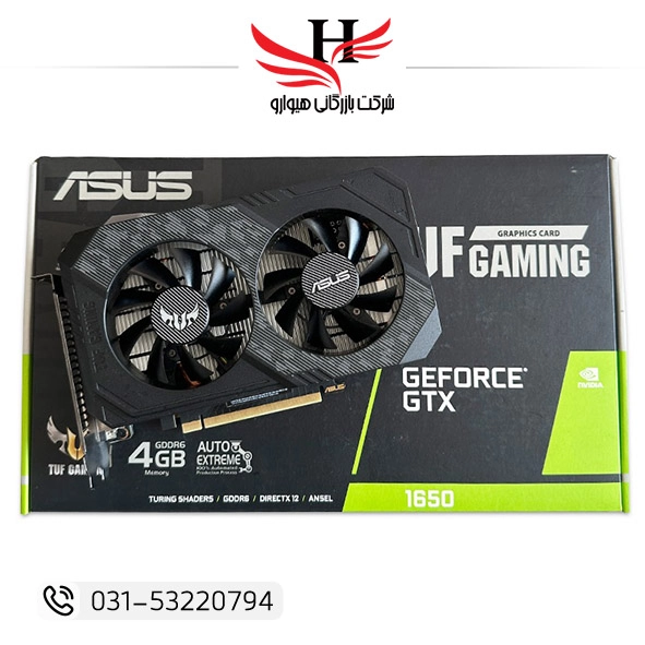 تصویر کارت گرافیک GTX 1650 OC TUF D6-4G