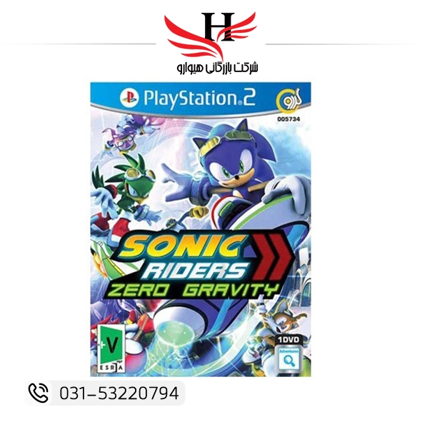 تصویر گردو SONIC RIDERS ZERO GRAVITY 1DVD