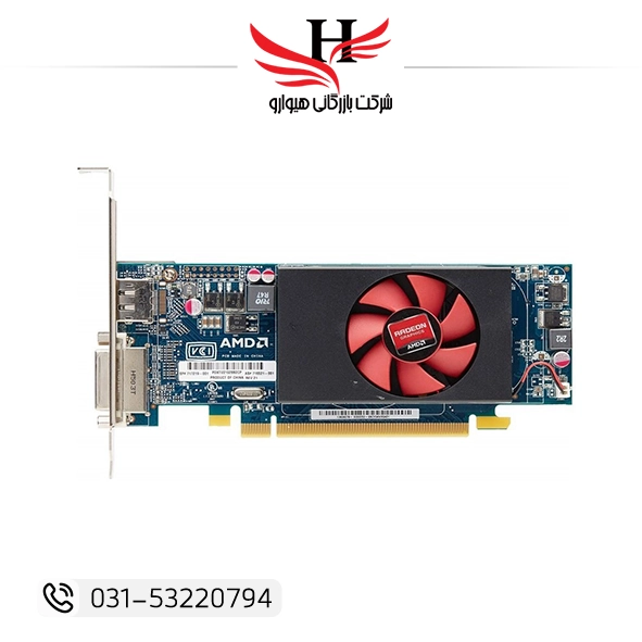 تصویر کارت گرافيک استوک ميني کيس AMD RAD HD6450 1G DDR3