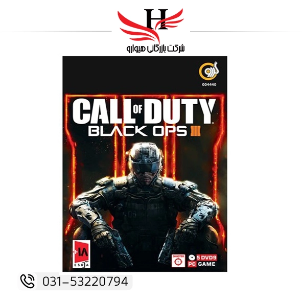 تصویر   Call Of Duty Black OPS III Virayeshi PC 5DVD9گردو