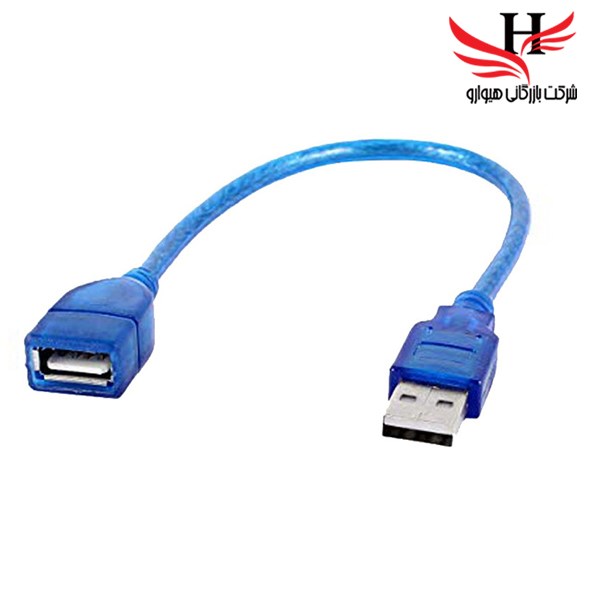 تصویر کابل افزایش طول USB 2.0 مدل ex-bl طول 0.3 متر شیلدار