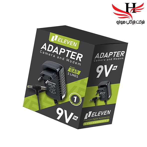 تصویر آداپتور مودم کمبو برند الون ELEVEN 9V 1A