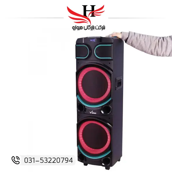 تصویر اسپیکر چمدانی پارتی باکس وانکمس VANMAX-MAX1400