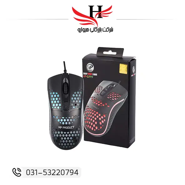 تصویر ماوس سیم دار گیمینگ ایکس پی XP-G799N