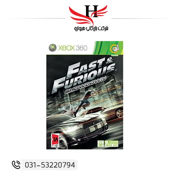 تصویر گردو FAST & FURIOUS SHOWDOWN XBOX 360 1DVD9