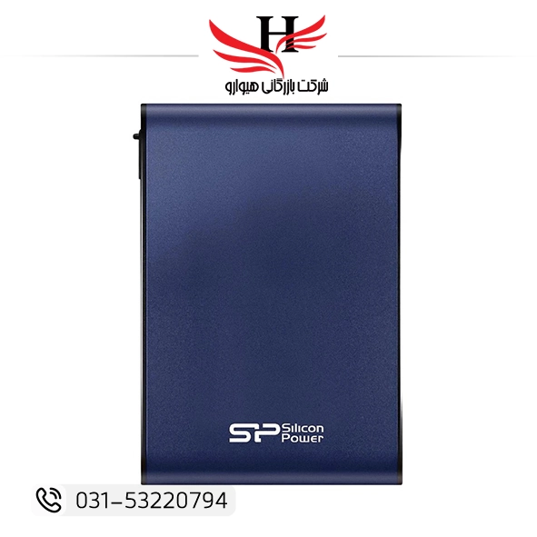 تصویر هارد اکسترنال سیلیکون پاور مدل Armor A80 ظرفیت یک ترابایت دارای رابط USB Type-A 3.2