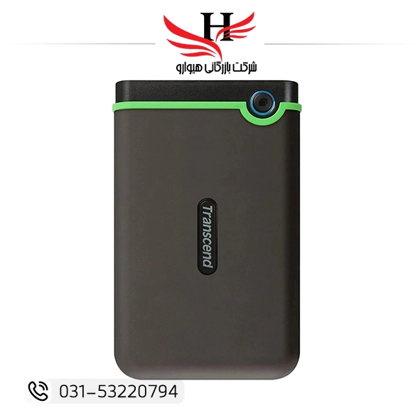 تصویر هارد اکسترنال ترنسند مدل StoreJet 25M3 ظرفیت یک ترابایت دارای رابط USB Type-A 2.0