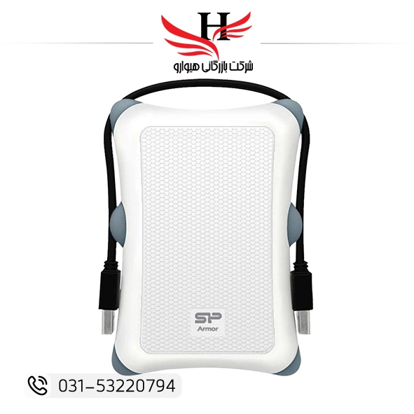 تصویر هارد اکسترنال سیلیکون پاور مدل Armor A30 ظرفیت 2 ترابایت دارای رابط USB Type-A