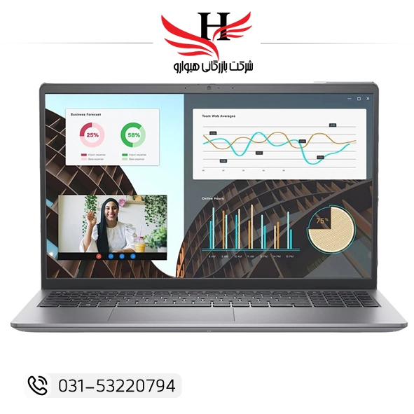 تصویر لپ تاپ 15.6 اینچی دل مدل Vostro 3530-i3 1305U-16GB DDR4 2666MHz-512GB SSD-IPS 120Hz-Fingerprint