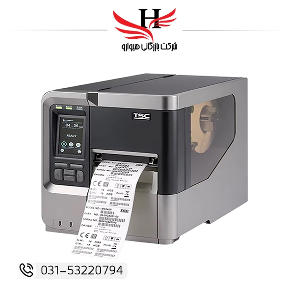 تصویر لیبل پرینتر صنعتی MX-340P