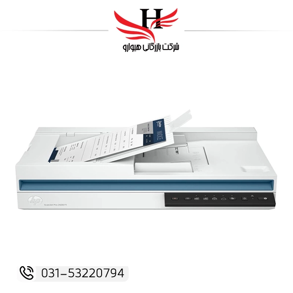 تصویر اسکنر  اچ‌پی مدل Scanjet Pro 2600 f1