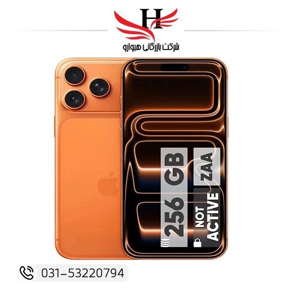 تصویر گوشی موبایل اپل مدل iPhone 17 Pro Max ZAA تک سیم کارت + eSim ظرفیت 256 گیگابایت و رم 12 گیگابایت - نات اکتیو 