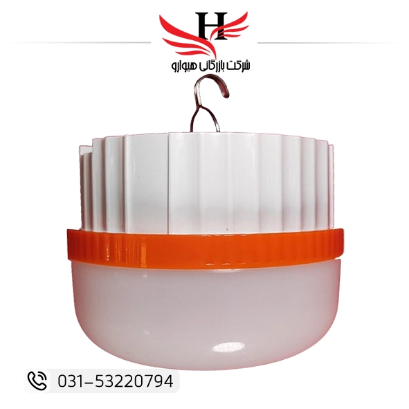 تصویر لامپ شارژي خورشيدي MILING-200W-ML72S