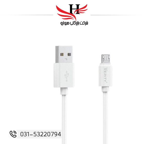 تصویر کابل پاور بانکی اندروید وریتی پی VERITY MICRO 3125