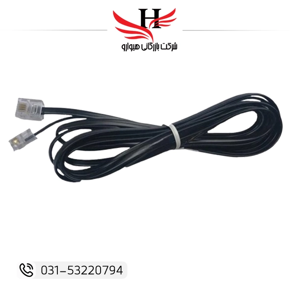 تصویر کابل تلفن 2 متري 