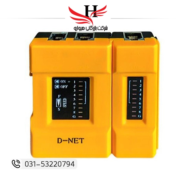 تصویر تستر شبکه دي نت مدل 468VR- D-NET RJ11=RJ45