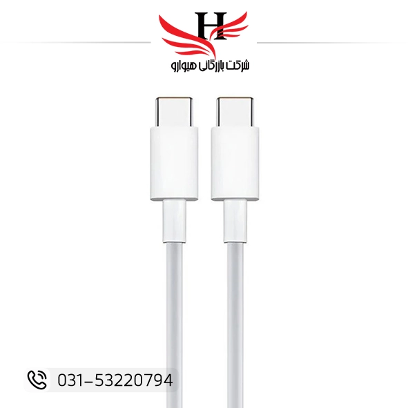 تصویر کابل شارژ دوسر اورجینال سامسونگ  تایپ سی S22