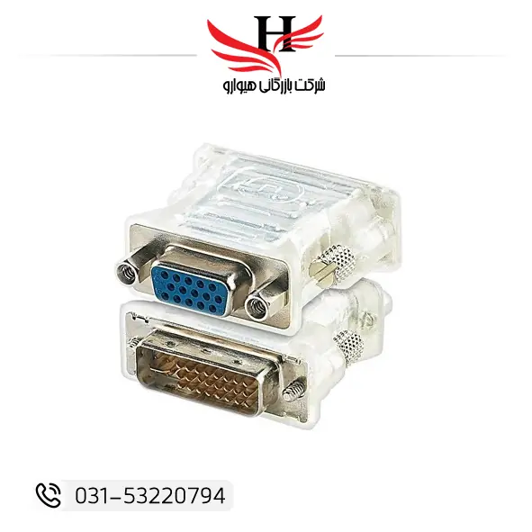 تصویر تبديل  VGA مادگي به DVI