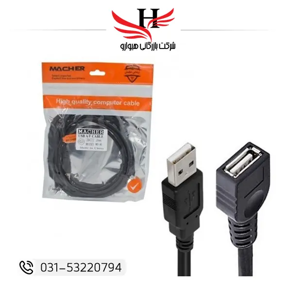 تصویر کابل افزايش MACHER USB MR86 3M 