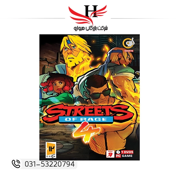 تصویر بازی گردو STREETS OF RAGE4-PC 1DVD5